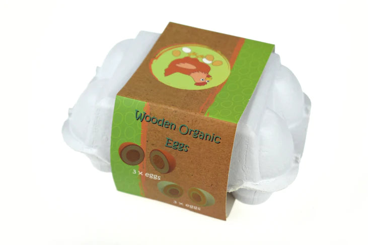 Wooden Organic Eggs