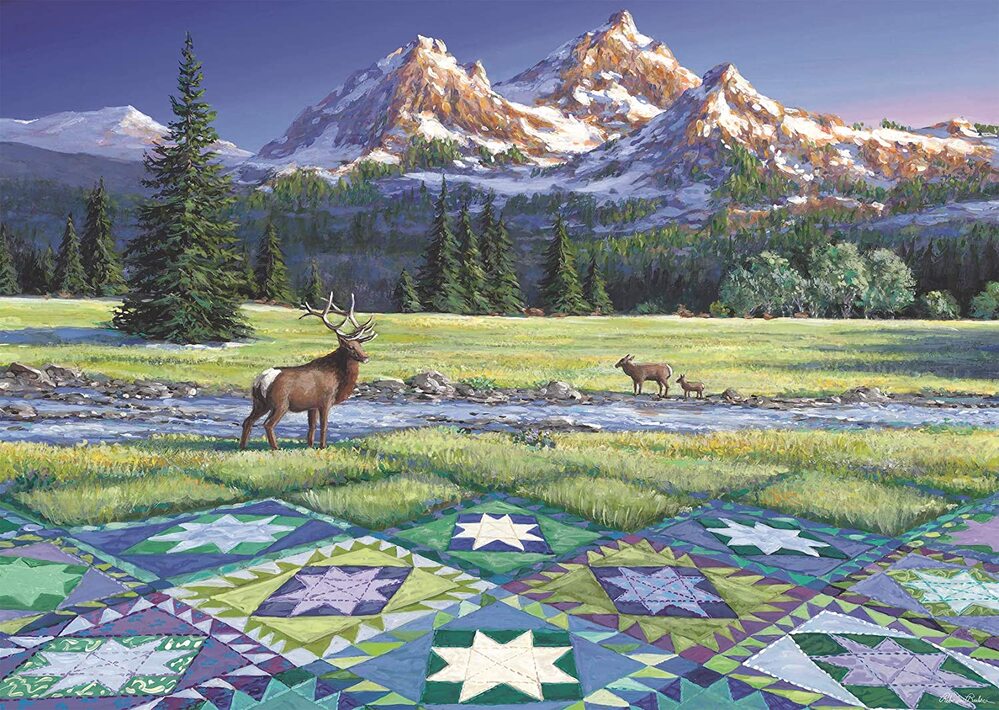 Mountain Quiltscape 9+