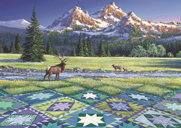 Mountain Quiltscape 9+
