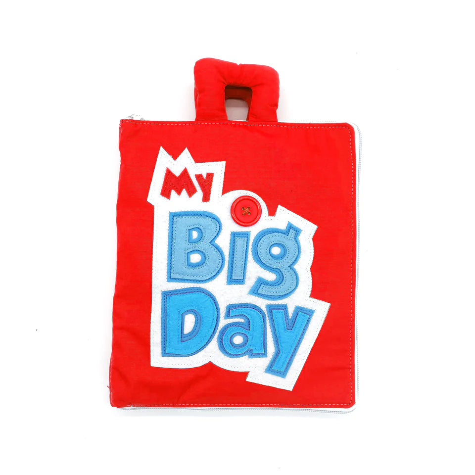 My Big Day Red Edition - Fabric Quiet Book