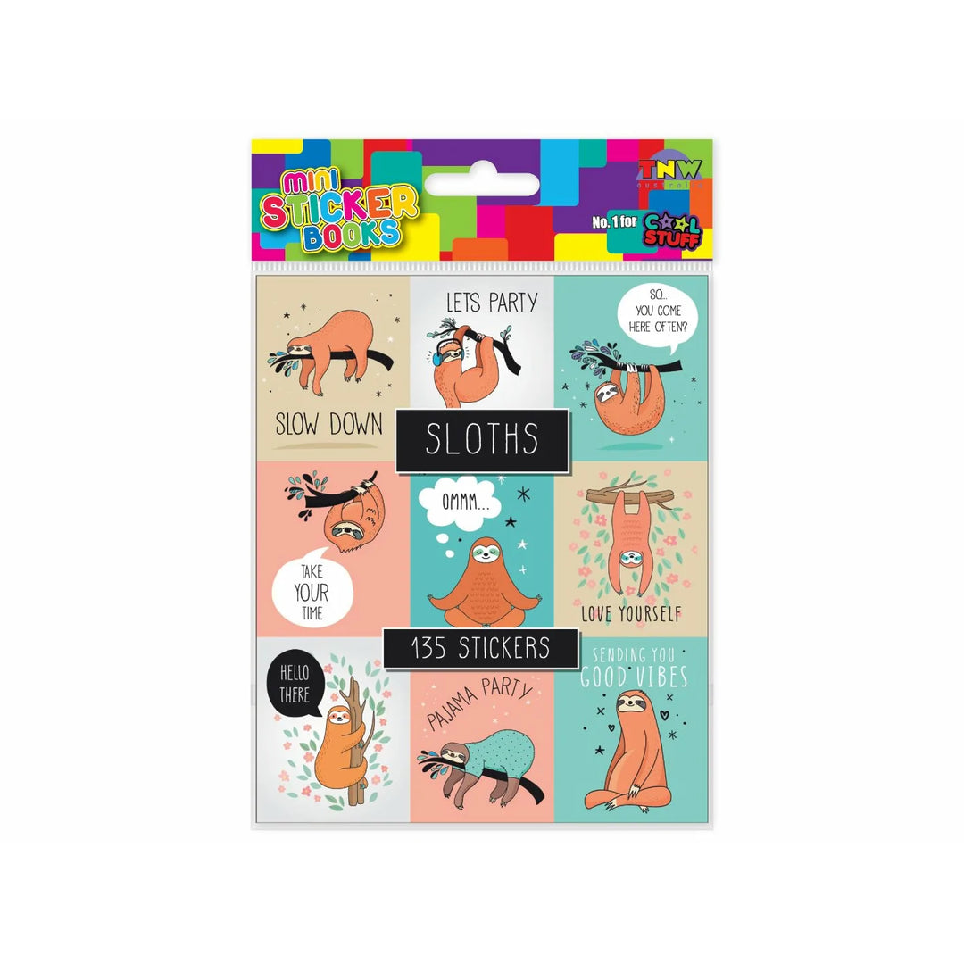Mini Sticker Book - Sloth