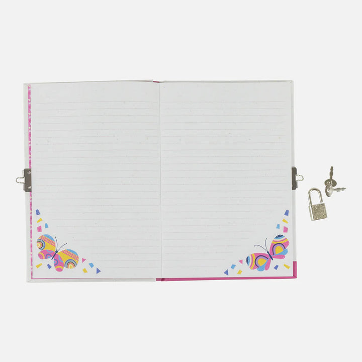 Lockable Diary - Butterflies