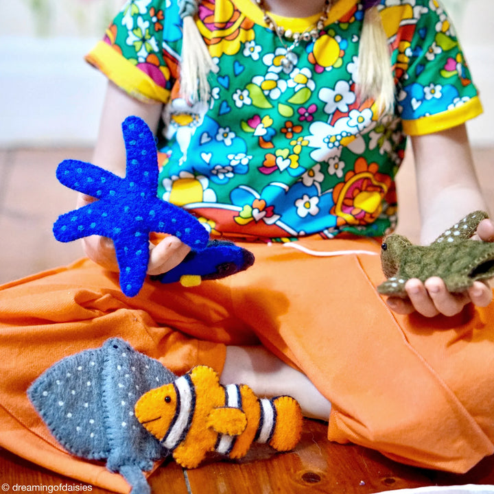 Finger Puppet Set - Australian Coral Reef