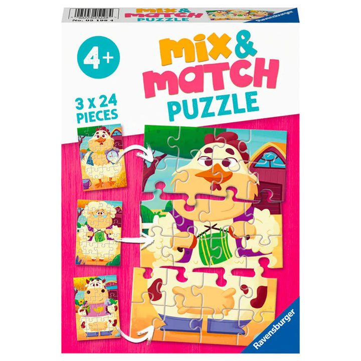 Mix & Match Puzzle - My Farm Friends