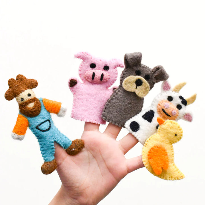 Finger Puppet Set - Old MacDonald’s Farm - A