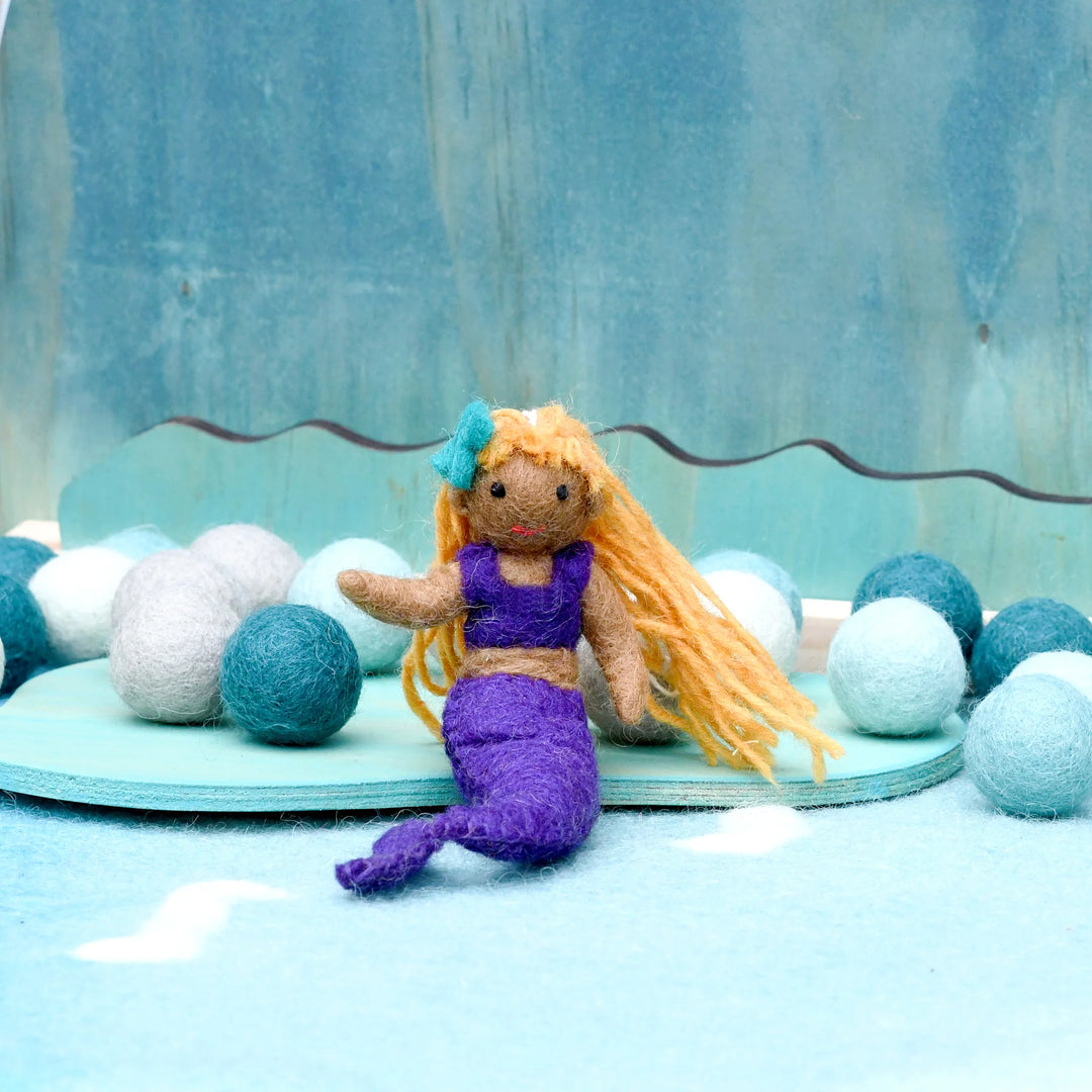 Felt Coral Mermaid Purple