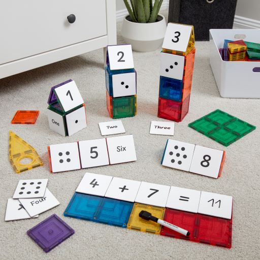 Magnetic Tile Toppers - Numeracy Pack