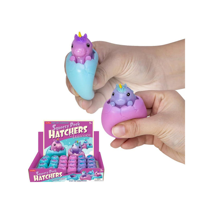 Squeezy Peek Hatchers - Unicorn